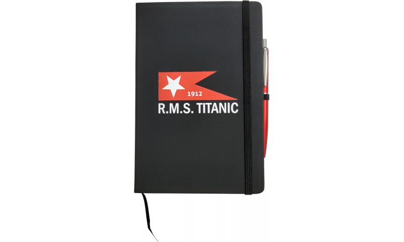 Titanic A5 Executive Soft Touch Notebook with Pen