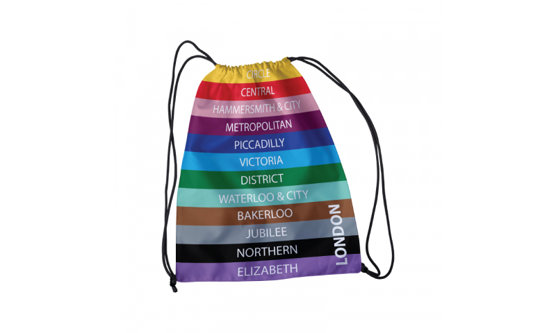 London Transport Drawstring Bag - Underground