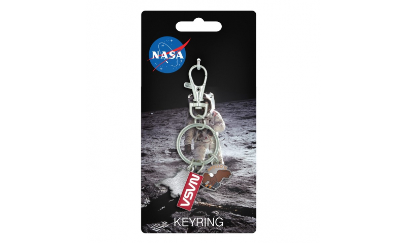 NASA Apollo 11 Charm Keyring