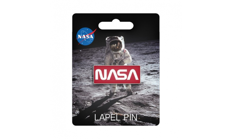 NASA Retro "Worm" Logo Lapel Pin