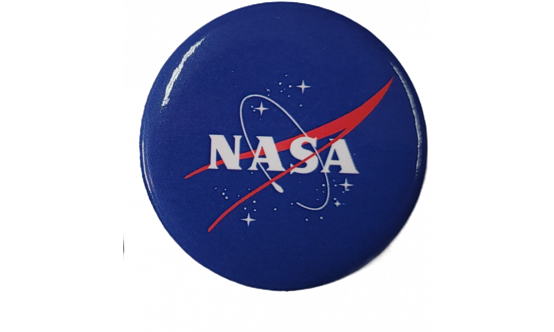 NASA Meatball logo Button Badge