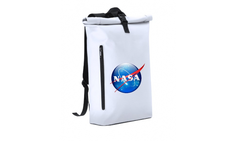 NASA Soft PU Roll-Top Backpack