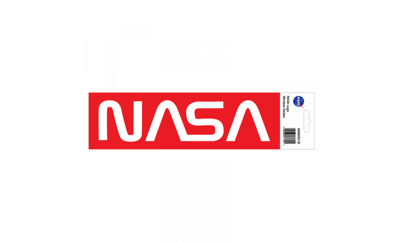 NASA Sticker Retro "Worm" Logo