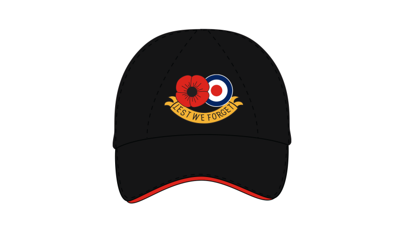 Remembrance Poppy Baseball Cap - Roundel