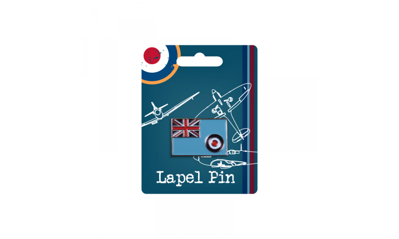 RAF Vintage Metal Enamel Lapel Pin RAF Ensign