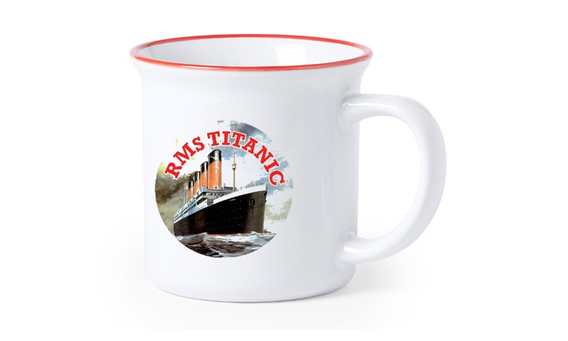 Titanic Ceramic Rimmed Mug