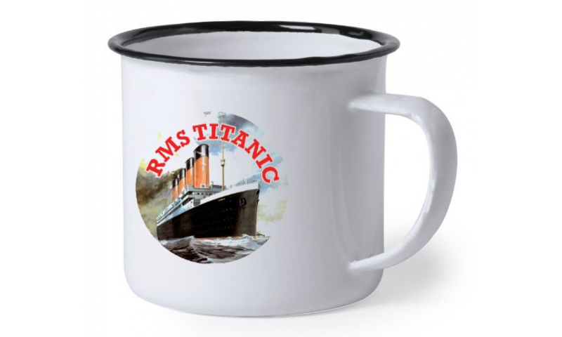 Titanic Retro Metal Enamel Mug