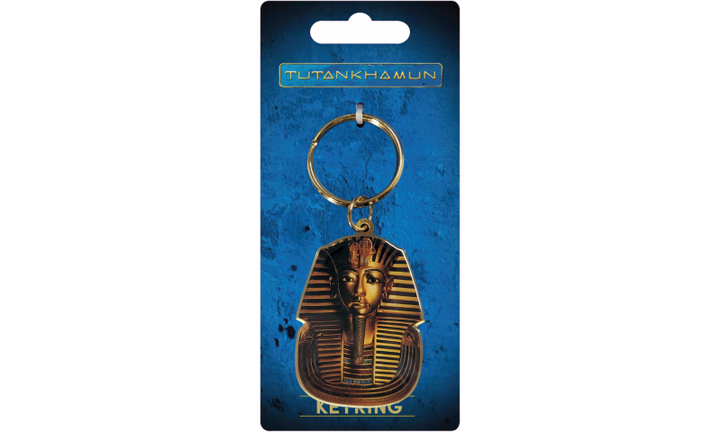 Tutankamun Face Metal Keyring