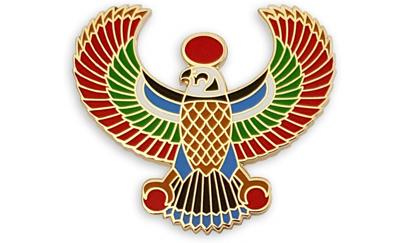 Egyptian Falcon Lapel Pin