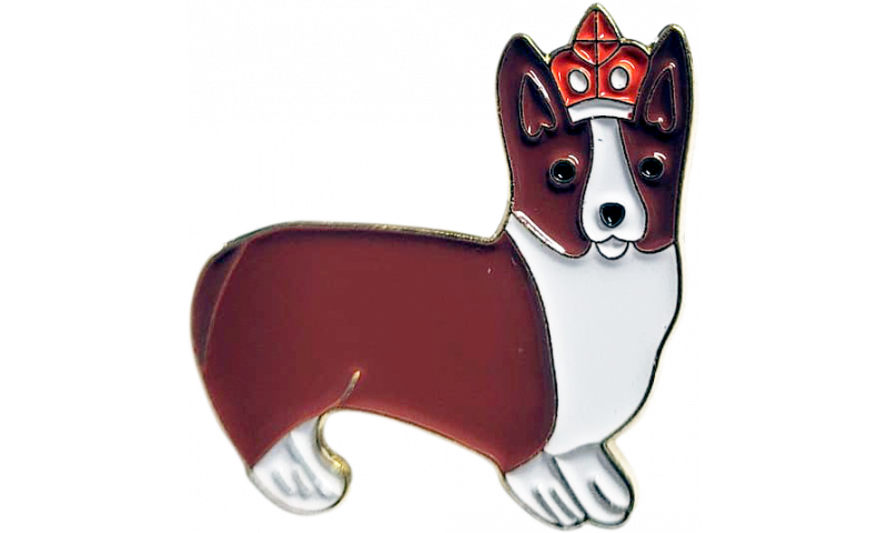 The Queen's Corgi Dog Lapel Pin