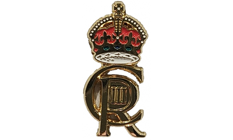 King Charles CRIII Cypher Lapel Pin