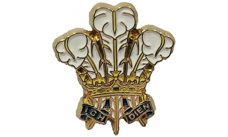 Price of Wales Coat of Arms Lapel Pin